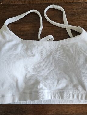New! Pact Organic Seamless Bralette Everyday Modern Scoop White Padded Bra